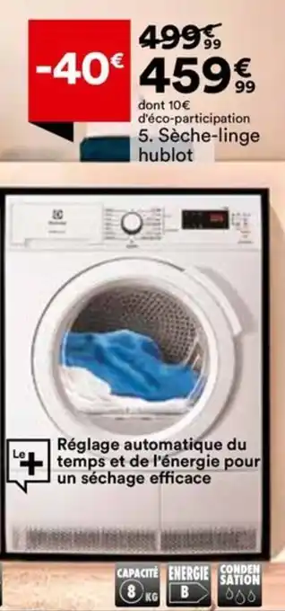 Sèche-linge hublot