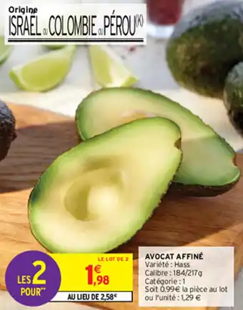 Intermarché Express AVOCAT AFFINÉ offre