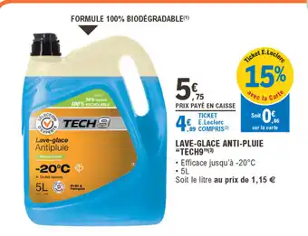 E.Leclerc L'Auto Lave-Glace Anti-Pluie offre