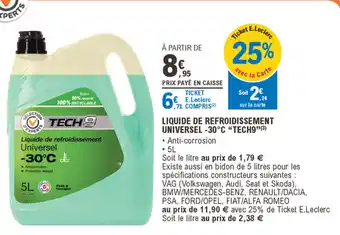E.Leclerc L'Auto Liquide de Refroidissement offre