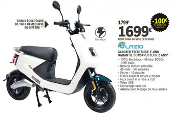 E.Leclerc L'Auto Scooter Électrique E-Uno offre