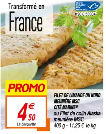 Netto Filet de Limande Du Nord Meunière MSC offre