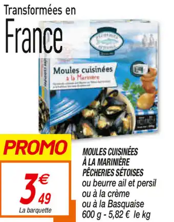 Moules Cuisinées à La Marinière