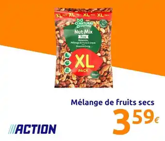 Action Natural happiness - mélange de fruits secs offre