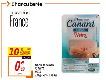 Netto Mousse de Canard Au Porto offre