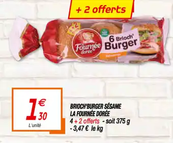 Netto Brioch'Burger Sésame offre