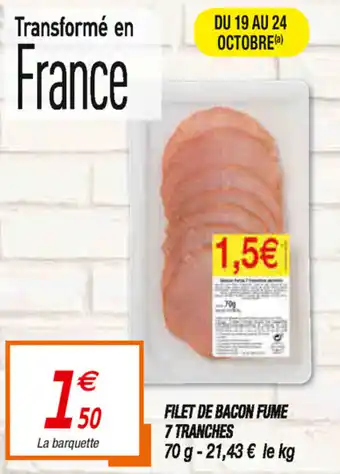 Netto Filet de Bacon Fume offre