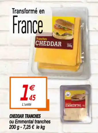 Cheddar Tranches