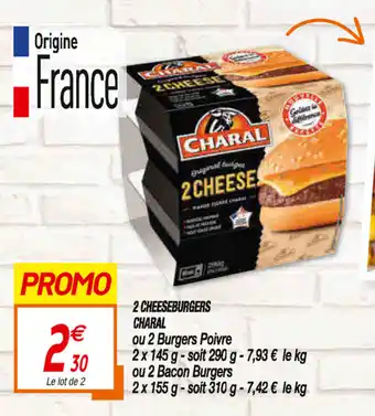 2 Cheeseburgers Charal