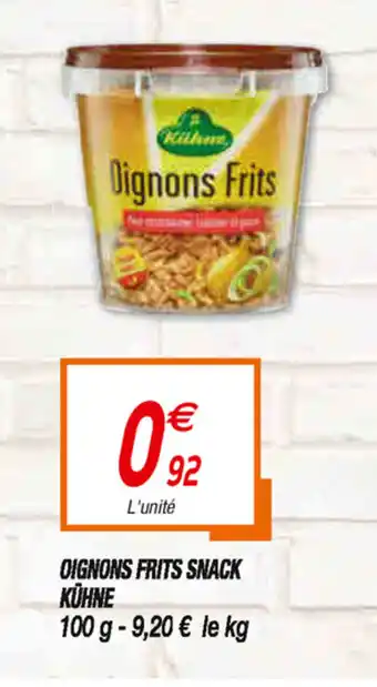 Netto Oignons Frits Snack offre