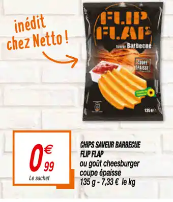 Netto Chips Saveur Barbecue Flip Flap offre