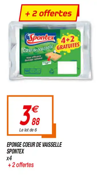 Eponge Coeur de Vaisselle