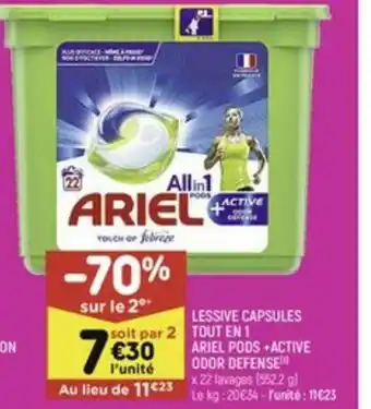 Leader Price Lessive Capsules Tout En 1 offre