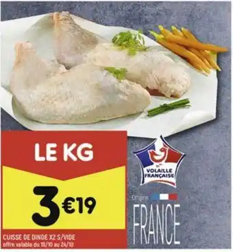 Cuisse de Dinde X2 S/Vide