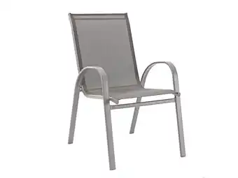 Weldom Fauteuil de jardin Alma en acier gris offre