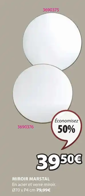 JYSK MIROIR MARSTAL offre