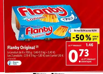 Lidl Nestlé Flanby Original offre