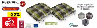 Coussins dâassise