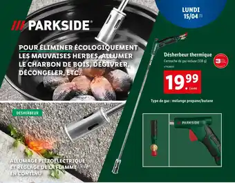 Lidl PARKSIDE Désherbeur thermique offre