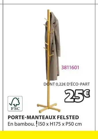 JYSK PORTE-MANTEAUX FELSTED offre