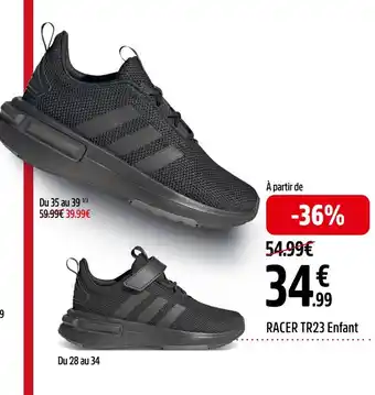 Intersport Adidas RACER TR23 Enfant offre