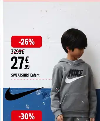 Intersport Nike SWEATSHIRT Enfant offre