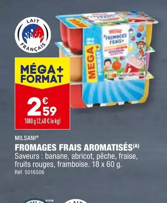 ALDI MILSANI FROMAGES FRAIS AROMATISÉS offre