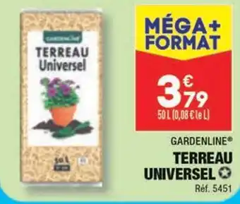 ALDI GARDENLINE TERREAU UNIVERSEL offre