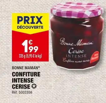 ALDI BONNE MAMAN CONFITURE INTENSE CERISE offre