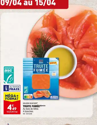 ALDI GOLDEN SEAFOOD TRUITE FUMÉE offre