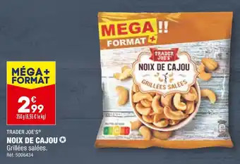 ALDI TRADER JOE’S NOIX DE CAJOU offre