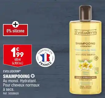 ALDI EVOLUDERM SHAMPOOING offre