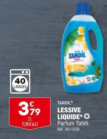 ALDI TANDIL LESSIVE LIQUIDE offre