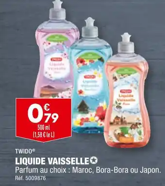 ALDI TWIDO LIQUIDE VAISSELLE offre