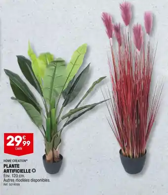 ALDI HOME CREATION PLANTE ARTIFICIELLE offre