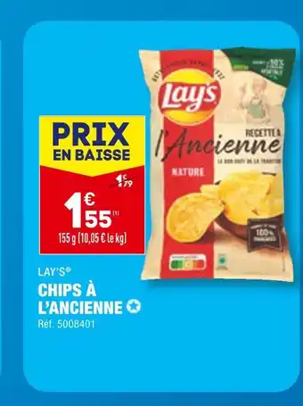 ALDI LAY’S CHIPS À L’ANCIENNE offre