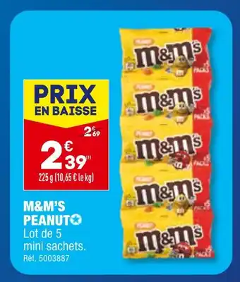 ALDI M&M’S PEANUT offre