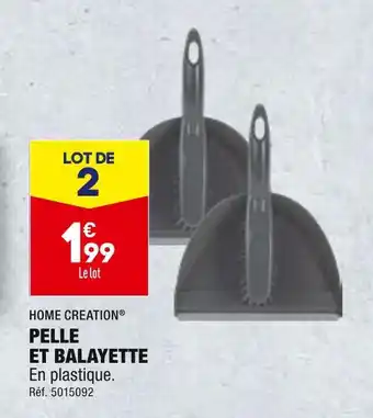 ALDI HOME CREATION PELLE ET BALAYETTE offre