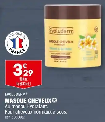 ALDI EVOLUDERM MASQUE CHEVEUX offre