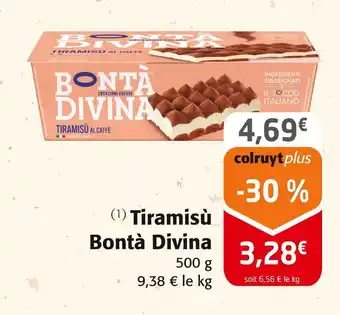 Colruyt Bontà Divina Tiramisù offre