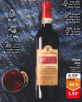 Colruyt Bernard Magrez Chianti 2022 offre