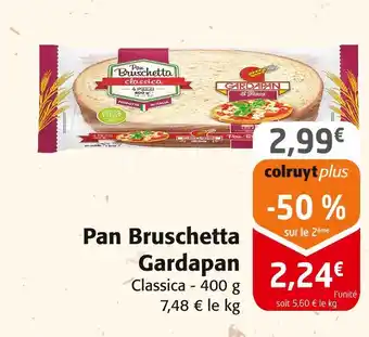 Colruyt Gardapan Pan Bruschetta offre