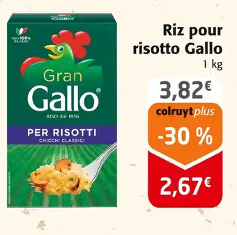 Colruyt Gallo Riz pour risotto offre