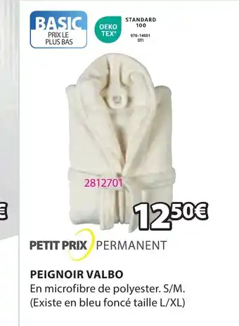 JYSK PEIGNOIR VALBO offre