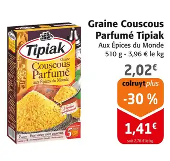 Colruyt Tipiak Graine Couscous Parfumé offre