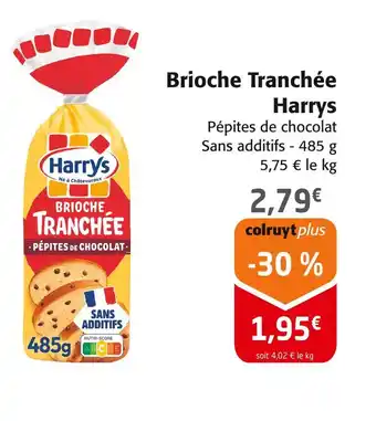 Colruyt Harrys Brioche Tranchée offre