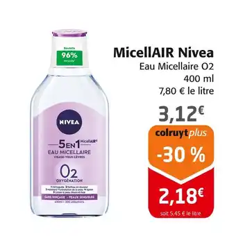 Colruyt Nivea MicellAIR offre