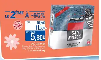 Match SAN MARCO CAFÉ offre