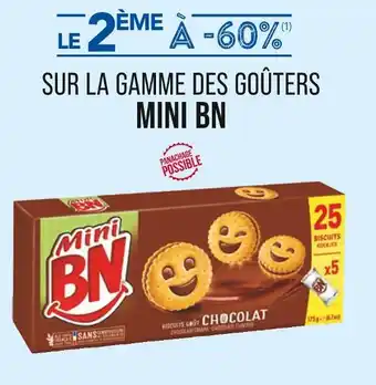 Match BN LE 2ÈME À -60% SUR LA GAMME DES GOÛTERS MINI BN offre