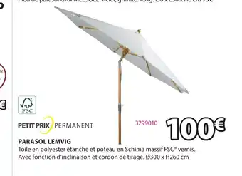JYSK PARASOL LEMVIG offre
